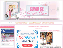 Tablet Screenshot of comosevestirbem.com.br